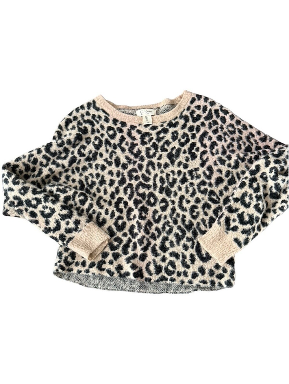 Jessica Simpson Pullover Animal Print Sweater Size S